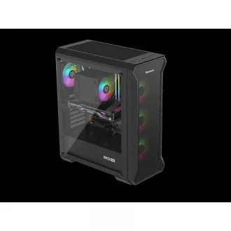 Genesis IRID 505 ARGB V2/Midi Tower/Transpar/Schwarz Computergehäuse Genesis IRID 505 ARGB V2/Midi Tower/Transpar/Schwarz Computergehäuse
