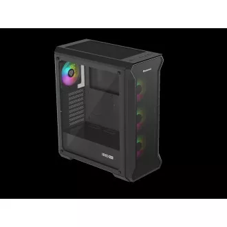 Genesis IRID 505 ARGB V2/Midi Tower/Transpar/Schwarz Computergehäuse Genesis IRID 505 ARGB V2/Midi Tower/Transpar/Schwarz Computergehäuse
