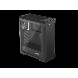 Genesis IRID 505 ARGB V2/Midi Tower/Transpar/Schwarz Computergehäuse Genesis IRID 505 ARGB V2/Midi Tower/Transpar/Schwarz Computergehäuse