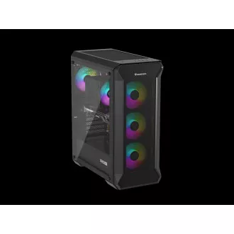 Genesis IRID 505 ARGB V2/Midi Tower/Transpar/Schwarz Computergehäuse Genesis IRID 505 ARGB V2/Midi Tower/Transpar/Schwarz Computergehäuse