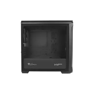 Computergehäuse Genesis IRID 503 V2/Micro Tower/Transparent/Schwarz Computergehäuse Genesis IRID 503 V2/Micro Tower/Transparent/Schwarz