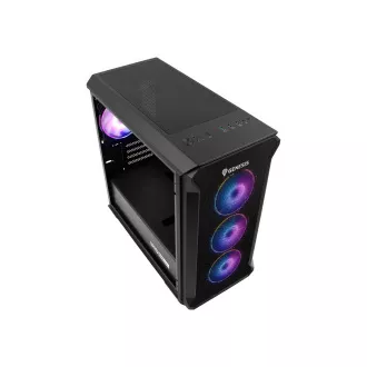 Genesis IRID 503 ARGB V2/Micro Tower/Transpar/Schwarz Computergehäuse Genesis IRID 503 ARGB V2/Micro Tower/Transpar/Schwarz Computergehäuse