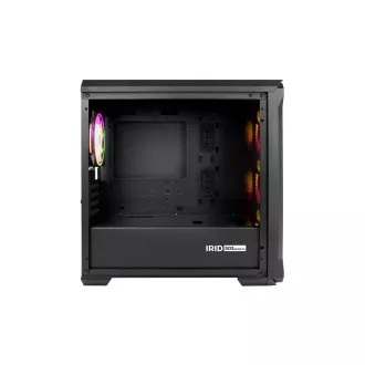 Genesis IRID 503 ARGB V2/Micro Tower/Transpar/Schwarz Computergehäuse Genesis IRID 503 ARGB V2/Micro Tower/Transpar/Schwarz Computergehäuse