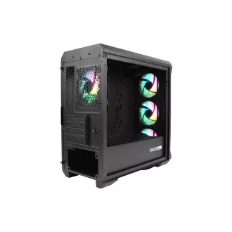 Genesis IRID 503 ARGB V2/Micro Tower/Transpar/Schwarz Computergehäuse Genesis IRID 503 ARGB V2/Micro Tower/Transpar/Schwarz Computergehäuse