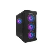 Genesis IRID 503 ARGB V2/Micro Tower/Transpar/Schwarz Computergehäuse
