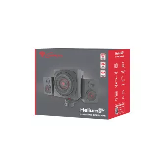 Genesis HELIUM 610/2.1/60W/Schwarz/Rot Gaming-Lautsprecher Genesis HELIUM 610/2.1/60W/Schwarz/Rot Gaming-Lautsprecher