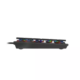 Genesis Gaming Mechanische Tastatur THOR 420/RGB/Content Slim Blau/Wireless USB/US-Layout/Grau Genesis Gaming Mechanische Tastatur THOR 420/RGB/Content Slim Blau/Wireless USB/US-Layout/Grau