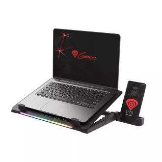 Kühlkissen für NB Genesis Oxid 450 RGB bis zu 15,6", Aluminiumgehäuse