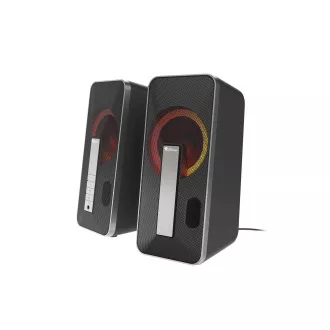 Genesis Gaming-Lautsprecher HELIUM 100/RGB/Stereo/10W/Schwarz-Silber Genesis Gaming-Lautsprecher HELIUM 100/RGB/Stereo/10W/Schwarz-Silber