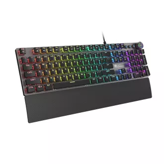 Genesis Gaming Mechanische Tastatur THOR 380/RGB/Outemu Blau/Wireless USB/US Layout/Schwarz Genesis Gaming Mechanische Tastatur THOR 380/RGB/Outemu Blau/Wireless USB/US Layout/Schwarz