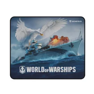 Gaming-Mauspad Genesis CARBON 500 WORLD of WARSHIPS, M 30x25cm Gaming-Mauspad Genesis CARBON 500 WORLD of WARSHIPS, M 30x25cm