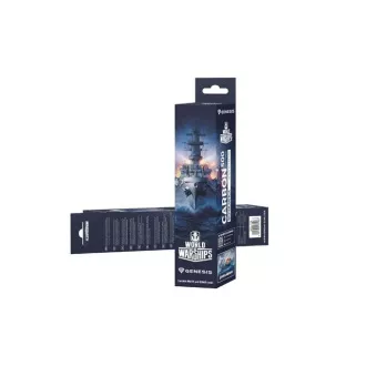 Gaming-Mauspad Genesis CARBON 500 WORLD of WARSHIPS, M 30x25cm Gaming-Mauspad Genesis CARBON 500 WORLD of WARSHIPS, M 30x25cm