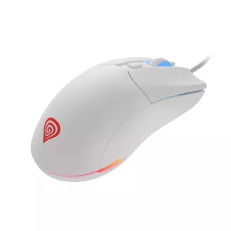 Genesis Gaming Optische Maus KRYPTON 750/RGB/8000 DPI/Herring/Optisch/8000 DPI/Kabellos USB/Weiß Genesis Gaming Optische Maus KRYPTON 750/RGB/8000 DPI/Herring/Optisch/8000 DPI/Kabellos USB/Weiß