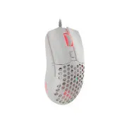 Genesis Gaming Optische Maus KRYPTON 750/RGB/8000 DPI/Herring/Optisch/8000 DPI/Kabellos USB/Weiß