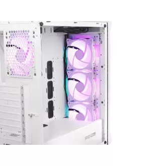 Computergehäuse Genesis IRID 505 ARGB V2/Midi Tower/Transparent/Weiß Computergehäuse Genesis IRID 505 ARGB V2/Midi Tower/Transparent/Weiß