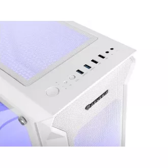 Computergehäuse Genesis IRID 505 ARGB V2/Midi Tower/Transparent/Weiß Computergehäuse Genesis IRID 505 ARGB V2/Midi Tower/Transparent/Weiß