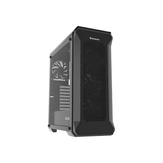 Genesis IRID 505F/Midi Tower/Transpar/Schwarzes Computergehäuse