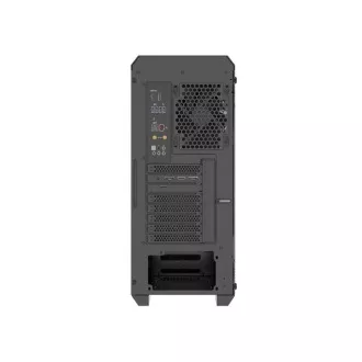 Genesis IRID 505F/Midi Tower/Transpar/Schwarzes Computergehäuse