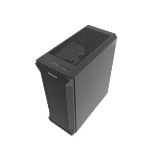 Genesis IRID 505F/Midi Tower/Transpar/Schwarzes Computergehäuse