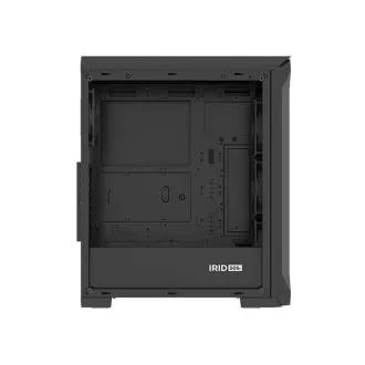 Genesis IRID 505F/Midi Tower/Transpar/Schwarzes Computergehäuse