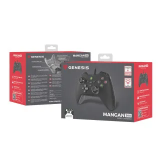 Kabelgebundenes Gamepad Genesis MANGAN 300, für PC/Switch/Mobile, schwarz Kabelgebundenes Gamepad Genesis MANGAN 300, für PC/Switch/Mobile, schwarz