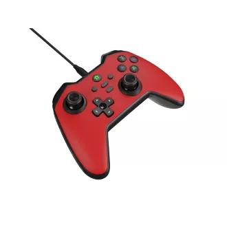 Kabelgebundenes Gamepad Genesis MANGAN 300, für PC/Switch/Mobile, rot