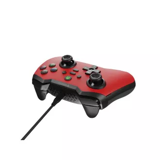 Kabelgebundenes Gamepad Genesis MANGAN 300, für PC/Switch/Mobile, rot