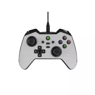 Kabelgebundenes Gamepad Genesis MANGAN 300, für PC/Switch/Mobile, weiß