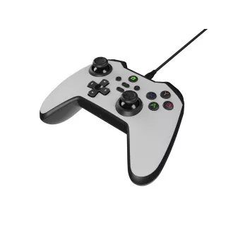 Kabelgebundenes Gamepad Genesis MANGAN 300, für PC/Switch/Mobile, weiß
