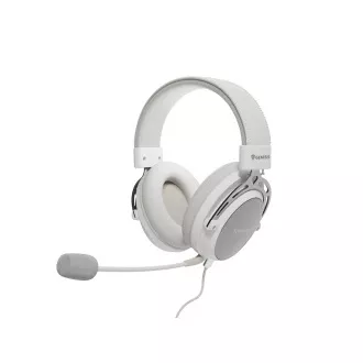 Gaming-Headset mit Mikrofon Genesis TORON 301/Stereo/Buchse/Kabel/Ständer/Weiß Gaming-Headset mit Mikrofon Genesis TORON 301/Stereo/Buchse/Kabel/Ständer/Weiß