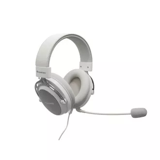 Gaming-Headset mit Mikrofon Genesis TORON 301/Stereo/Buchse/Kabel/Ständer/Weiß Gaming-Headset mit Mikrofon Genesis TORON 301/Stereo/Buchse/Kabel/Ständer/Weiß
