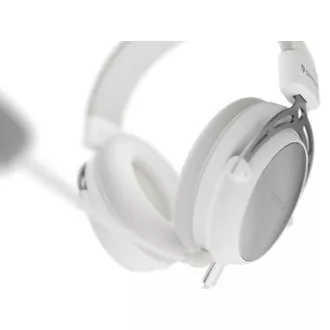 Gaming-Headset mit Mikrofon Genesis TORON 301/Stereo/Buchse/Kabel/Ständer/Weiß Gaming-Headset mit Mikrofon Genesis TORON 301/Stereo/Buchse/Kabel/Ständer/Weiß