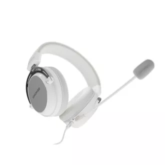 Gaming-Headset mit Mikrofon Genesis TORON 301/Stereo/Buchse/Kabel/Ständer/Weiß Gaming-Headset mit Mikrofon Genesis TORON 301/Stereo/Buchse/Kabel/Ständer/Weiß