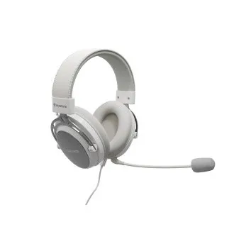 Gaming-Headset mit Mikrofon Genesis TORON 301/Stereo/Buchse/Kabel/Ständer/Weiß Gaming-Headset mit Mikrofon Genesis TORON 301/Stereo/Buchse/Kabel/Ständer/Weiß