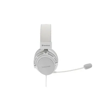 Gaming-Headset mit Mikrofon Genesis TORON 301/Stereo/Buchse/Kabel/Ständer/Weiß Gaming-Headset mit Mikrofon Genesis TORON 301/Stereo/Buchse/Kabel/Ständer/Weiß