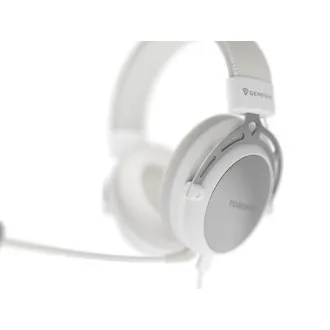 Gaming-Headset mit Mikrofon Genesis TORON 301/Stereo/Buchse/Kabel/Ständer/Weiß Gaming-Headset mit Mikrofon Genesis TORON 301/Stereo/Buchse/Kabel/Ständer/Weiß