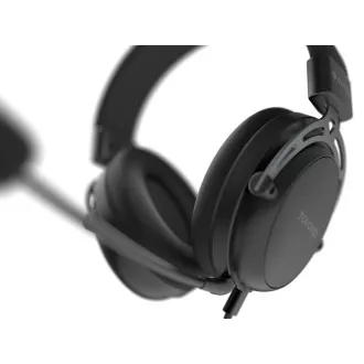 Gaming-Headset mit Mikrofon Genesis TORON 301/Stereo/Buchse/Kabel/Ständer/Schwarz
