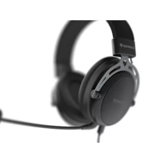 Gaming-Headset mit Mikrofon Genesis TORON 301/Stereo/Buchse/Kabel/Ständer/Schwarz