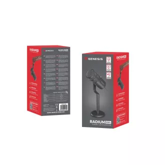 Genesis Radium 350D Dynamisches Streaming-Mikrofon, USB