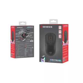 Genesis Gaming Wireless Maus ZIRCON XIII/Gaming/Optisch/26.000 DPI/Kabellos USB/Schwarz Genesis Gaming Wireless Maus ZIRCON XIII/Gaming/Optisch/26.000 DPI/Kabellos USB/Schwarz