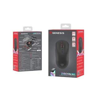 Genesis Gaming Wireless Maus ZIRCON XIII/Gaming/Optisch/26.000 DPI/Kabellos USB/Schwarz Genesis Gaming Wireless Maus ZIRCON XIII/Gaming/Optisch/26.000 DPI/Kabellos USB/Schwarz