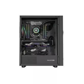 Genesis DIAXID 605 ARGB/Midi Tower/Transpar/Schwarzes Computergehäuse