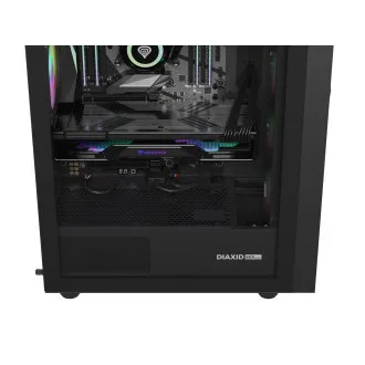Genesis DIAXID 605 ARGB/Midi Tower/Transpar/Schwarzes Computergehäuse Genesis DIAXID 605 ARGB/Midi Tower/Transpar/Schwarzes Computergehäuse
