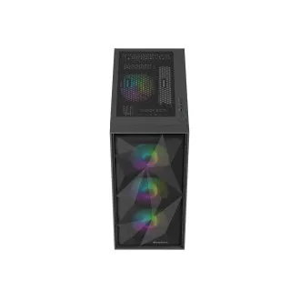 Genesis DIAXID 605 ARGB/Midi Tower/Transpar/Schwarzes Computergehäuse Genesis DIAXID 605 ARGB/Midi Tower/Transpar/Schwarzes Computergehäuse