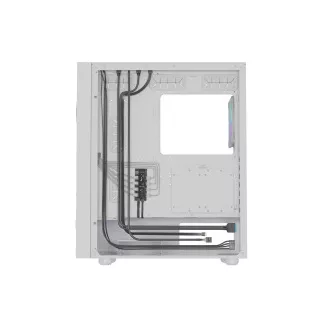 Computergehäuse Genesis DIAXID 605 ARGB/Midi Tower/Transparent/Weiß