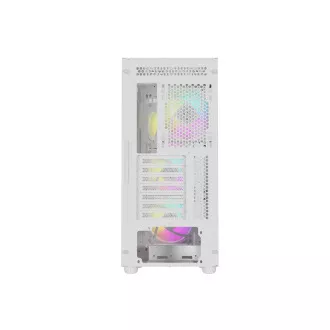 Computergehäuse Genesis DIAXID 605 ARGB/Midi Tower/Transparent/Weiß