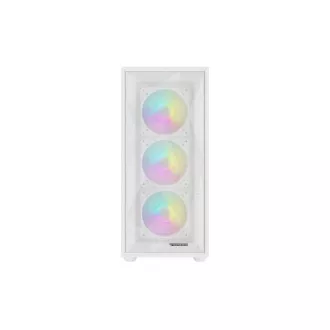 Computergehäuse Genesis DIAXID 605 ARGB/Midi Tower/Transparent/Weiß