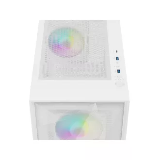 Computergehäuse Genesis DIAXID 605 ARGB/Midi Tower/Transparent/Weiß