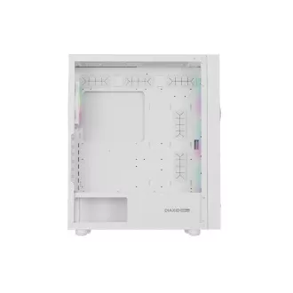 Computergehäuse Genesis DIAXID 605 ARGB/Midi Tower/Transparent/Weiß