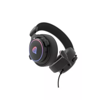 Gaming-Headset mit Mikrofon Genesis NEON 764/7.1/USB/Kabel/Ständer/Schwarz